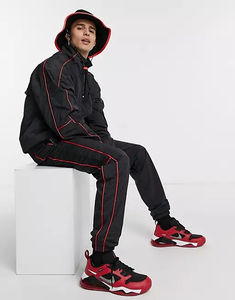 Wholesale Customized Maternity Tracksuit 100% Cotton Fleece Training Jogging Suits <b>Windbreaker</b> Set Sportswear Gym Men <b>Air</b> - Product Image 4