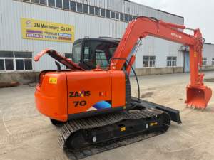 Excavadora de Orugas Usada Hitachi ZX70 2023, 7 Toneladas, Pocas Horas, Motor y Componentes de Transmisión en Buen Estado, Original de Japón, en Venta - Product Image 4