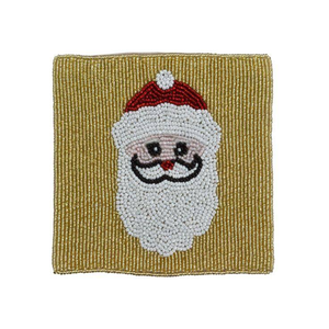 Handmade Luxury <b>Beaded</b> Coaster Best Quality round Snowman Decor Custom Shape <b>Placemat</b> Classic Indian Style by glowin fashion - Product Image 1
