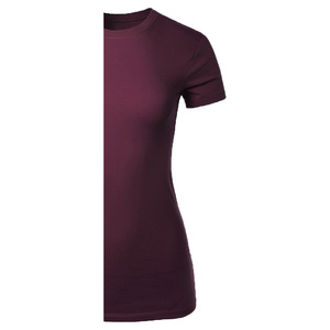 Nouveau T-shirt personnalisé pour femme, col rond, manches courtes, uni, anti-rides, en polaire écologique, respirant, gaufré - Product Image 5