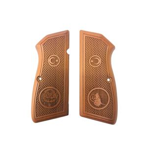 Belgio Browning 14 compatibile ottomana Tughra e stemma a mezzaluna e stella modello taglio Laser impugnatura in legno - Product Image 1