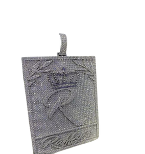 Cadena de cuerda gruesa para hombre con COLLAR COLGANTE en diseño de estilo romano vintage - Product Image 2