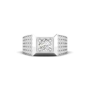 Anillo Solitario de Diamante Corte Redondo Stallion de 1.54 Ct, Color F, Claridad VS, Diamante Cultivado en Laboratorio en Oro de 14K para Compromiso o Fiestas - Product Image 2