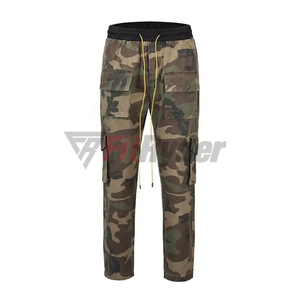 Pantalones Cargo Formales Antiestáticos para Hombre, Precio Económico al por Mayor, Cintura Elástica, Cintura Media, Frente Plisado, Tejido de Punto, Secado Rápido - Product Image 5