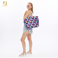 Sac à main fourre-tout en toile de grande capacité imperméable léger avec logo personnalisé sacs de transport écologiques de haute qualité pour un usage quotidien