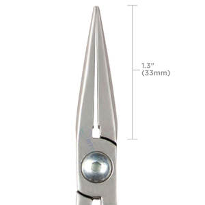 คีมปากแหลมแบบเรียบ ด้ามจับมาตรฐาน สำหรับงานทำเครื่องประดับ งานฝีมือ งานร้อยลูกปัด และงานดึงลวด - Product Image 4