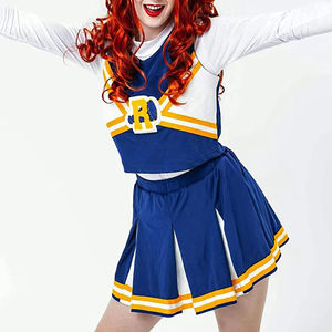 Uniforme de Animadoras Personalizado al por Mayor 2026 para Equipos Femeninos, Vestido de Animadoras Personalizado para Prácticas, Atuendo Juvenil con Falda y Top - Product Image 5