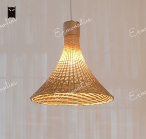 Lustre suspendu de lampes de plafond de pièce d'éclairage de rotin de décoration intérieure moderne pour l'hôtel à la maison - Product Image 6