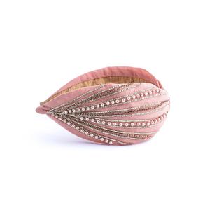 Women Hairband With Elegant Seed Bead Design And Durable Band Created For Daily Use Parties And Sophisticated Occasions - Product Image 3