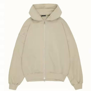 Pull épais personnalisé de haute qualité nouveauté hiver femmes meilleur polyester lâche chaud blanc uni demi fermeture éclair à capuche unisexe - Product Image 6