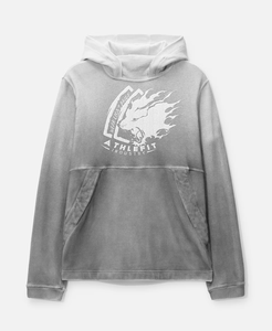 เสื้อฮู้ดโอเวอร์ไซส์วินเทจของผู้ชายเสื้อมีฮู้ดโอเวอร์ไซส์ผ้าฝ้าย100% ระบายอากาศได้ดีพิมพ์ลายกรดและผ้าไหม - Product Image 5