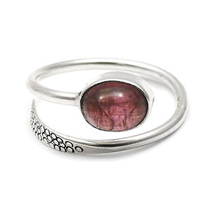 Increíble diseño 100% turmalina Natural cabujón piedra preciosa 925 plata esterlina hecha a mano anillos lujosos joyería de curación fina OEM - Product Image 2