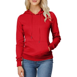 Venta al por mayor de fábrica nuevo estilo Otoño Invierno pulóver para mujer Casual Plus Size Front Logo Hoodies para mujer - Product Image 1