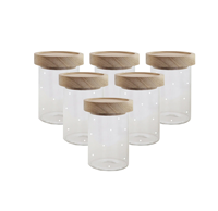 Ventes chaudes de pots transparents pour pilules, pots à vitamines, flacons à pilules, 60 ML, 75 ML, 100 ML, pots pour artisanat, produit de haute qualité