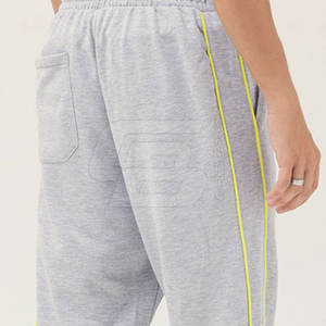 High <b>Men's</b> Slim Cotton Fleece <b>Trousers</b> Custom Design Mid Casual Wear Straight <b>Pattern</b> Sport Style Top List Plain Dyed Colored - Product Image 6