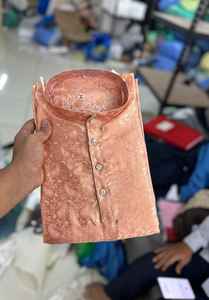 Handmade <b>Men</b> Premium Designer Cotton Kurta Stylish Ethnic Casual and Wedding <b>Wear</b> for <b>Festive</b> Occasions Stylish Ethnic Clothing - Product Image 4