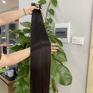 Extensions de cheveux à bandes adhésives en cheveux humains vierges vietnamiens de qualité supérieure, couleur 1B, longues et lisses, noires naturelles, vente en gros, meilleur fournisseur - Product Image 3