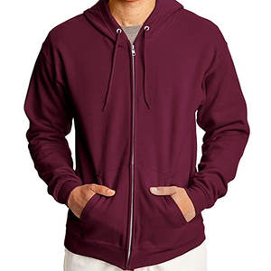 Sudadera con Capucha y Cremallera para Hombre, Estilo Urbano, Tejido de Felpa de Algodón de Grado Comercial, Producción al por Mayor de Fábrica de Ropa de Marca Privada - Product Image 1