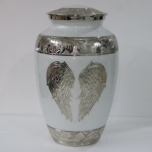 Urne de crémation la plus vendue pour garder l'urne souvenir des cendres en métal de la meilleure qualité fournie en gros par HHO - Product Image 2