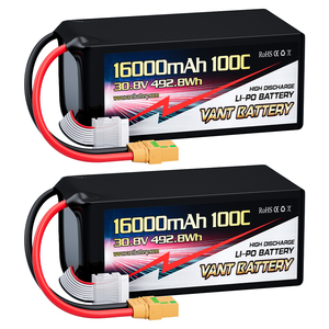 Аккумуляторная батарея VANT FPV 8S 30,8 V 16000mAh 100C XT90-S с высокой плотностью энергии для дрона - Product Image 2