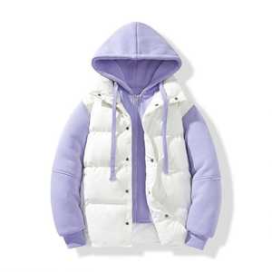 Winter Men's Casual Youth Warm <b>Jacket</b> With Thick <b>Hood</b> <b>Padded</b> <b>Jacket</b> - Product Image 5