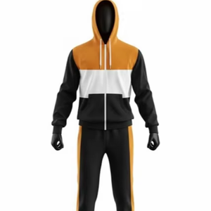 Conjunto Deportivo Informal de Dos Piezas para Hombre, Estilo Urbano, con Capucha, para Invierno, Estilo Hip Hop, Transpirable, para Correr, Entrenar, OEM - Product Image 1