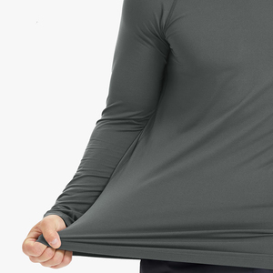 Best price Rash Guard <b>Men</b> and Women Long Sleeve Quick Dry For Surfing <b>Swimming</b> Fitness Training custom for logo OEM service - Product Image 3
