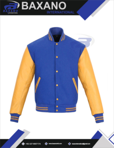 Veste universitaire d'hiver unisexe de haute qualité en polyester/coton, style baseball avec logo personnalisé - Product Image 4