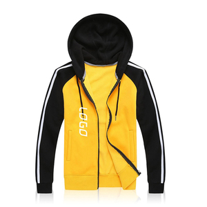 เสื้อฮู้ดดี้บุขนแกะผู้ชาย พรีเมียม ผ้าฝ้าย 100% ระบายอากาศได้ดี มีซิป คอลเลคชั่นฤดูหนาว ลายพิมพ์พัฟฟ์ กระเป๋าปักลาย - Product Image 5