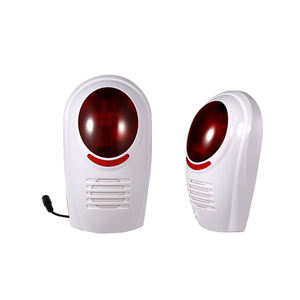 ไซเรนเตือนภัยไร้สาย Sound Flash 433MHz สำหรับภายนอกอาคาร พร้อมไฟเสียง 12V วัสดุ ABS แบบเสียบปลั๊กและใช้แบตเตอรี่ สำหรับใช้ในบ้าน ป้องกันอัคคีภัย และใช้งานส่วนตัว - Product Image 2