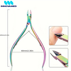 Precision Stainless Steel Cuticle Nippers Eco Friendly Manicure and Pedicure <b>Tool</b> for Dead Skin <b>Removal</b> Use on Nails and Fingers - Product Image 3