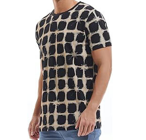 T-shirt de haut classement pour hommes Casual Fit Fournisseur de style uni léger et respirant - Product Image 2