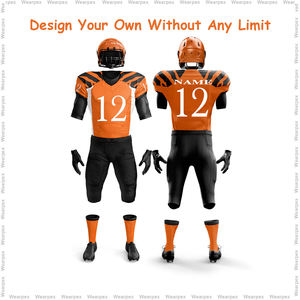 Uniformes de football américain pour hommes sur mesure en gros, uniforme d'entraînement de l'équipe de Miami, uniforme de football, ensemble de maillots de football - Product Image 5