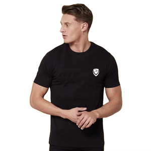 Camiseta de Manga Corta con Cuello Redondo para Hombre, Transpirable, de Secado Rápido, Ecológica, Corte Holgado, para Uso Casual y Deportivo, de Hawk Eye Sports - Product Image 2
