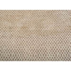 พรมขนสัตว์และไหมถักมือรุ่น Ebsh-5102 ลายเรขาคณิตสีเบจน้ำตาล สำหรับห้องนั่งเล่น ขนาด 9x12 ฟุต เหมาะสำหรับตกแต่งบ้าน - Product Image 3