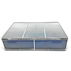 Bandeja de esterilización de servicio OEM bandeja de esterilización de acero inoxidable de color personalizado para la venta - Product Image 1