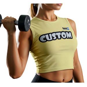 OEM ODM sublimación impresión personalizada mujeres Fitness transpirable secado rápido poliéster Spandex entrenamiento deportes logotipo personalizado camiseta sin mangas - Product Image 2