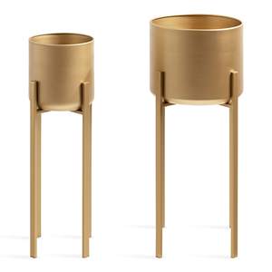 Fabricant de confiance, nouveau best-seller, jardinière à fleurs avec finition métallique, logo personnalisé pour la décoration - Product Image 6