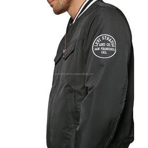 แจ็กเก็ตบอมเบอร์สไตล์ทีมมหาวิทยาลัย2024แจ็คเก็ตผ้าซาตินสำหรับผู้ชายเสื้อแจ็กเก็ตบุนวมสำหรับใส่กลางแจ้งปกติสั่งทำได้ - Product Image 6