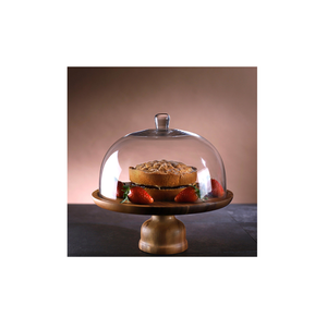 Acacia Wood Classic Design <b>Dessert</b> and Cake Server Display Tray for Home or Hotel Usage Decorative Item Best Price - Product Image 5