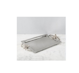 Plateau de service en aluminium design cerf plateau de service robuste vaisselle de table plateau décoratif en aluminium fait à la main en gros - Product Image 1