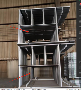 Giàn giáo khung <span class=keywords><strong>H</strong></span> | tháp thép <span class=keywords><strong>h</strong></span>àn điều chỉnh Q235 cho xây dựng nhà cao tầng - Product Image 4