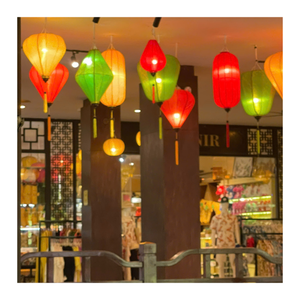 Handmade Premium Vietnam Silk <b>Lanterns</b> Decorative Bamboo <b>Lanterns</b> Wholesale Silk <b>Lanterns</b> Export Bulk Supply - Product Image 2