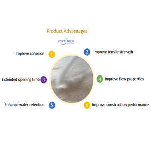 Joyforce VAE EVA <span class=keywords><strong>Emulsie</strong></span> Lijm RDP Redispergeerbaar Polymeerpoeder Tegellijm Stopverf Pleister Bouw Kwaliteit 99% Zuiverheid Sterk - Product Image 2