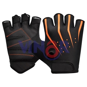 Guantes de Neopreno para Levantamiento de Pesas, Aptos para Deportes, Guantes de Gimnasio para Ejercicios, para Dominadas y Levantamiento de Pesas - Product Image 1