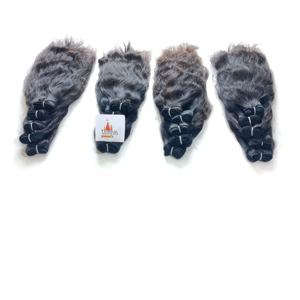 Extensiones de cabello humano sin procesar indio 100% virgen cutícula alineada natural procesada químicamente sin Remy al por mayor - Product Image 5