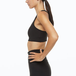 Diseñador de alta calidad personalizado Nylon Spandex Yoga Sujetador deportivo Desgaste Gimnasio Entrenamiento Correa ajustable - Product Image 4