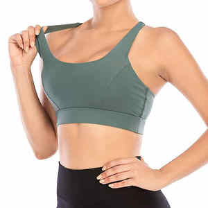 Sujetador Deportivo de Alta Calidad, Transpirable y Sencillo para Mujer, Ligero, para Yoga, a Prueba de Impactos, con Logotipo Frontal, Tallas Grandes, Tirantes Ajustables - Product Image 4
