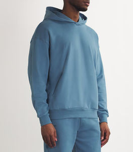 Sudadera con capucha unisex con capucha y bolsillos delanteros Ropa informal cómoda para hombres y mujeres Algodón suave - Product Image 6