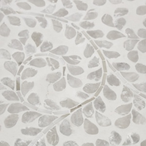 Mesa auxiliar de diseño Simple y moderno, mesa redonda con perlas incrustadas, suministro directo de fábrica - Product Image 3